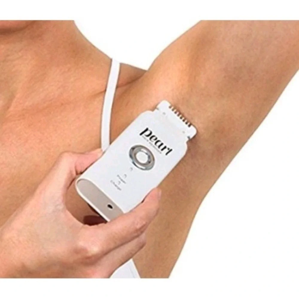 Pearl  - Hair removal system - cordless - white‎ pearlescent/chrome accents